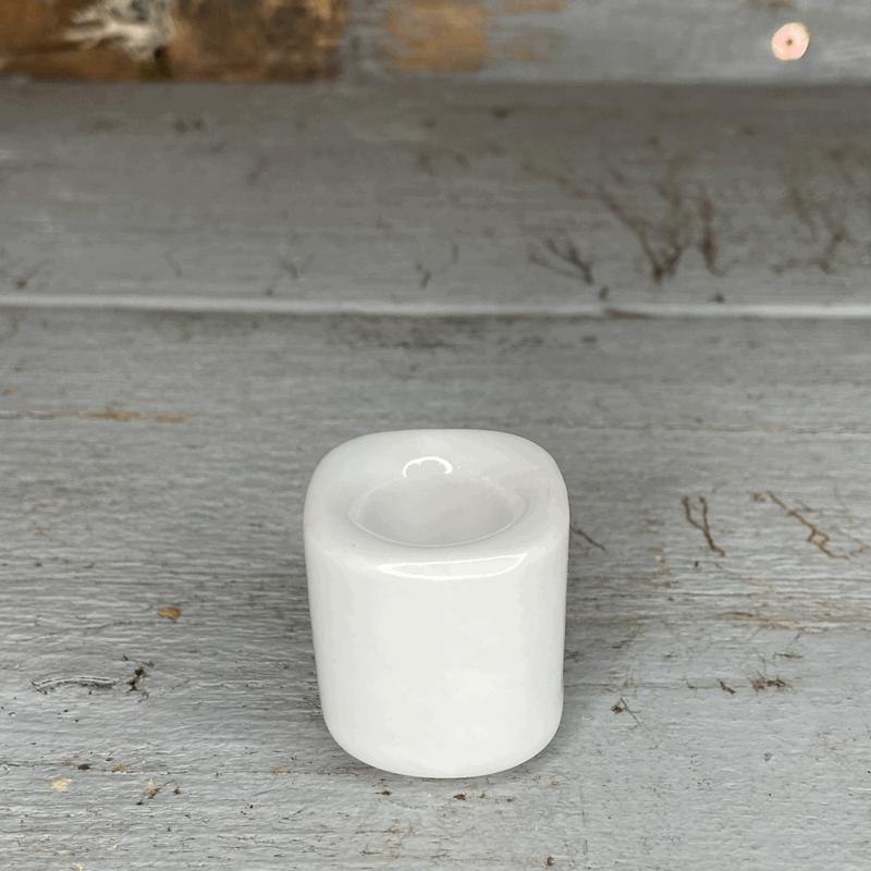 Mini Candle Holder White