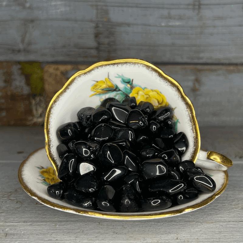 Tumbled - Black Obsidian